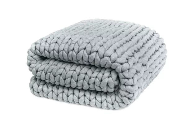 Chunky Knit Weighted Blanket - Image 4